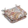 thumbnail image 1 of Pillow Perfect Outdoor/ Indoor Hadia Sunset Rounded Corners Seat Cushion (Set of 2), 1 of 2