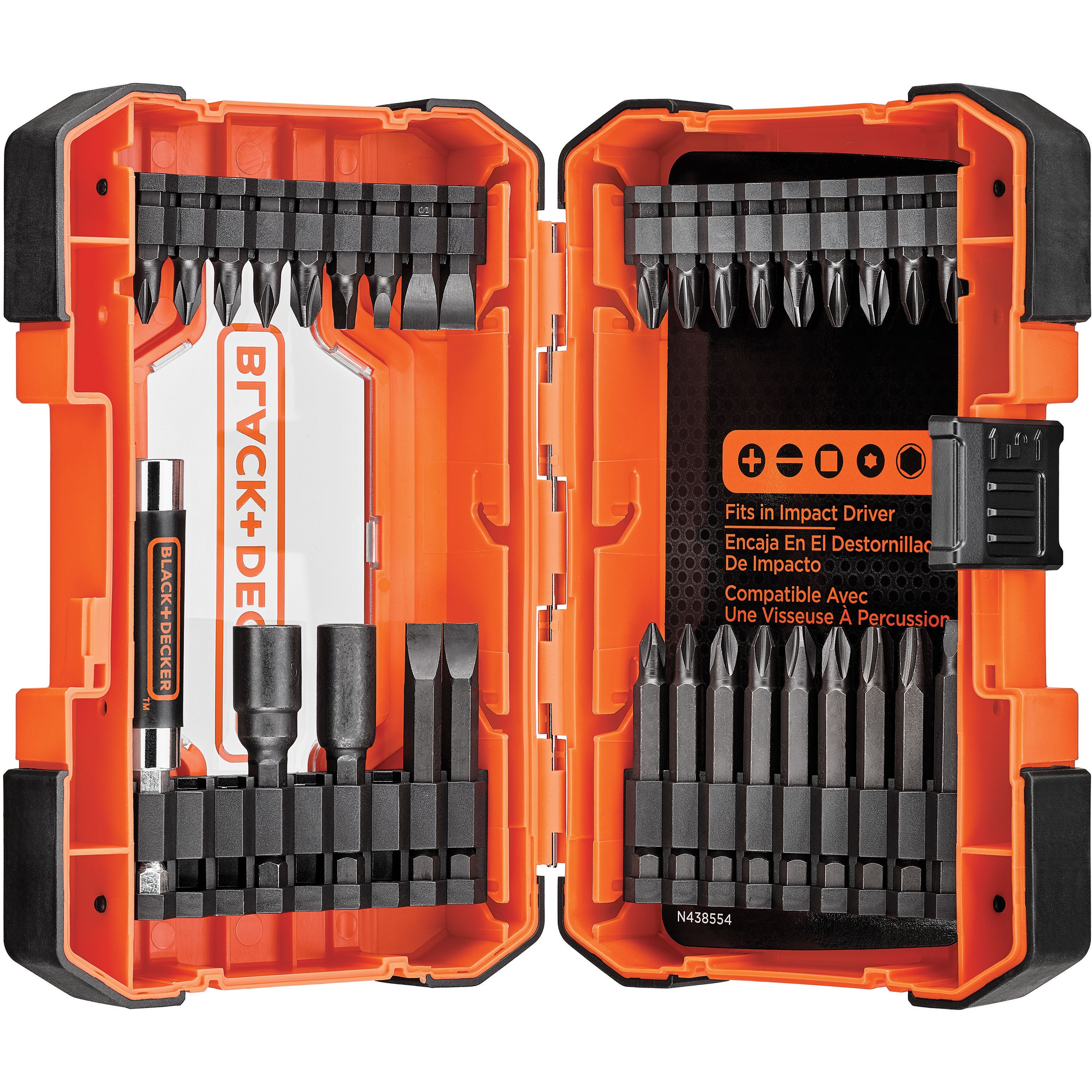 Black+Decker 32 piece Flat Drill bit set