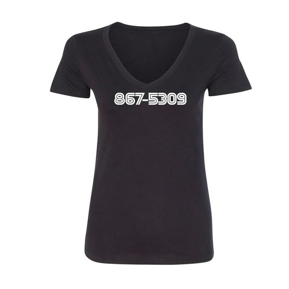867-5309 Womens V-Neck T-Shirt