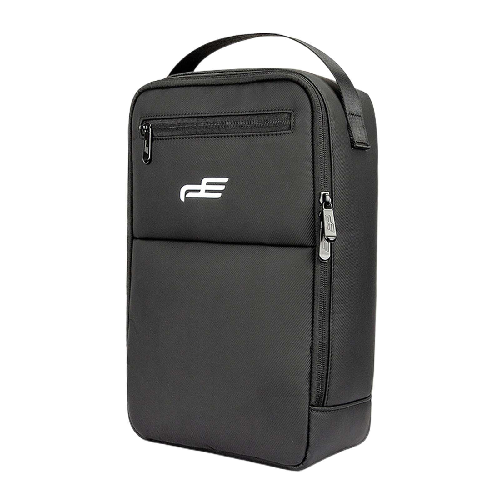 Golf Shoe Storage Bag Zippered Golf Bag Golf Gift for Men Women Black