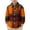 Orange E, variant on Bovxnpu Kids Toddler Fall Outfits Winter Clothes, Boys Plaid Shirt Long Sleeve Button Down Flannel Shirts Fall Clothes