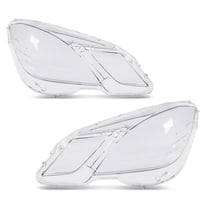 Pair Headlight Lens Cover Fit For 2009-2013 Mercedes-Benz E Class W212 E350 E500 E63