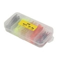 thumbnail image 1 of Leurres de Pêche Souples Kit, Queue en T Artificielle Appât Souple Portable PVC Extensible Élastique Réutilisable avec Crank Hameçons en Acier Inoxydable pour Pêche au Bar 6cm,5cm, 1 of 7
