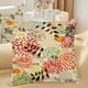 thumbnail image 5 of Funda de almohada con tema de hojas geométricas y crisantemos D, 5 of 6