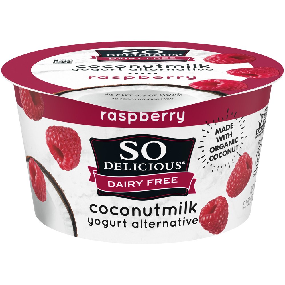 So Delicious Dairy Free Raspberry Coconut Milk Yogurt, 5.3 Oz