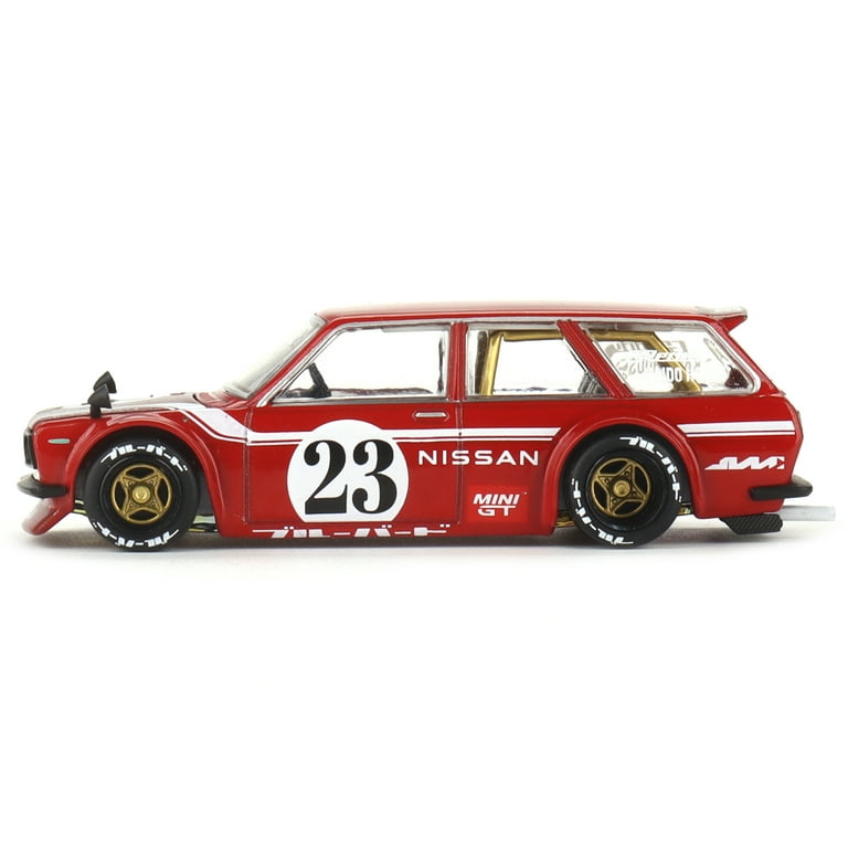 Mini GT Kaido House Datsun 510 Wagon Carbon Fiber V2 - Red