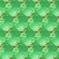 thumbnail image 1 of Ahgly Company Machine Washable Indoor Square Transitional Neon Green Area Rugs, 7' Square, 1 of 7