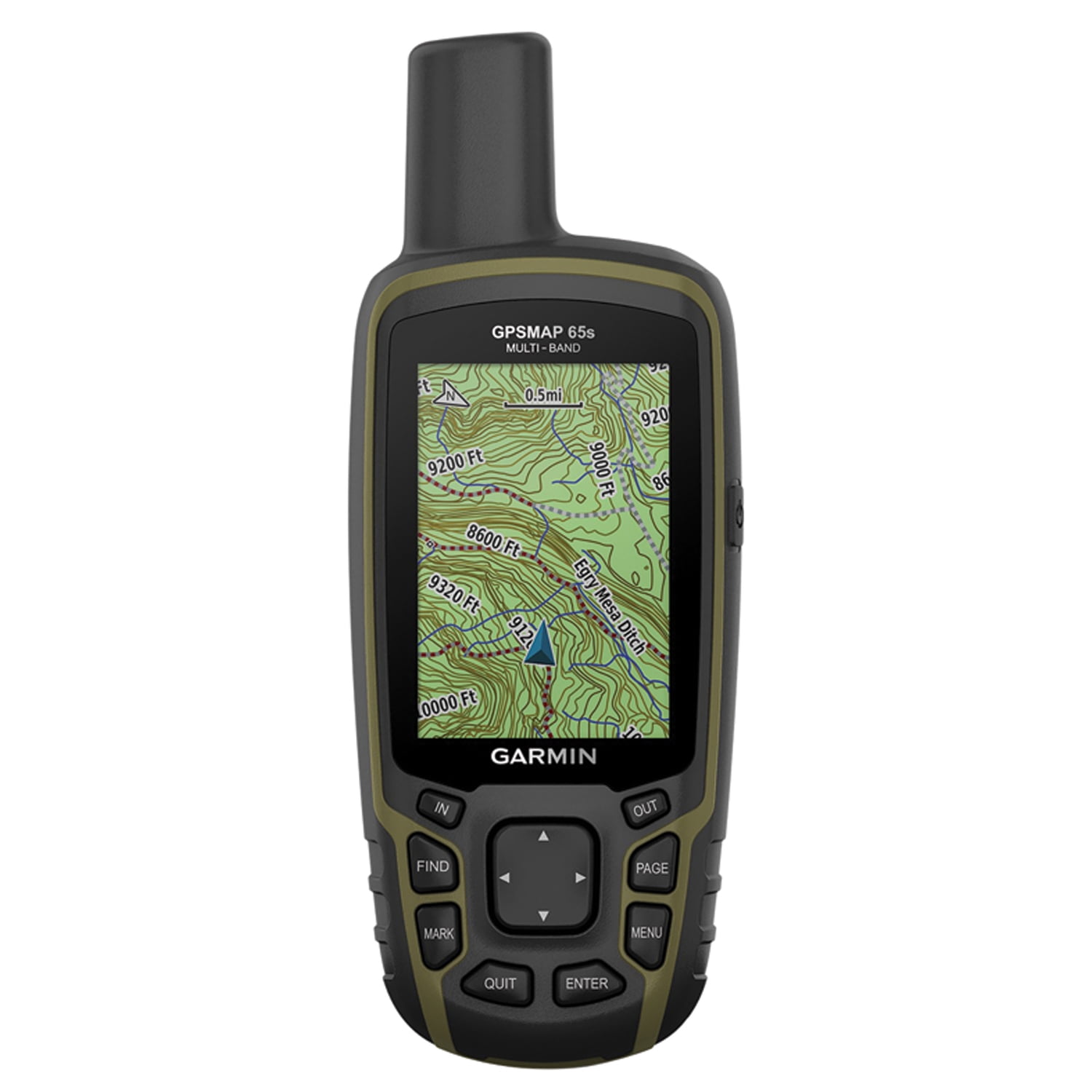 Garmin 010-02451-10 GPSMAP 65s Multi-Band/Multi-GNSS Handheld with Sensors