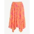 thumbnail image 4 of Scoop Women's Ruffle Tiered Midi Skirt, 4 of 5