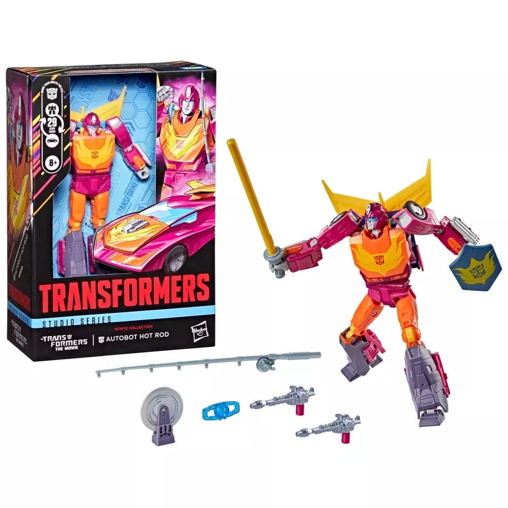 Transformers: Retro The Movie Autobot Hot Rod Collectible Converting Vehicle Kids Toy Action Figure