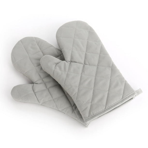 Manoplas para horno y agarraderas y manoplas para horno Forro de algodón Guantes de cocina resistentes Guantes de cocina antideslizantes con agarre texturizado para barbacoa Parrilla Horno Microondas Ormromra HMFJ029-2