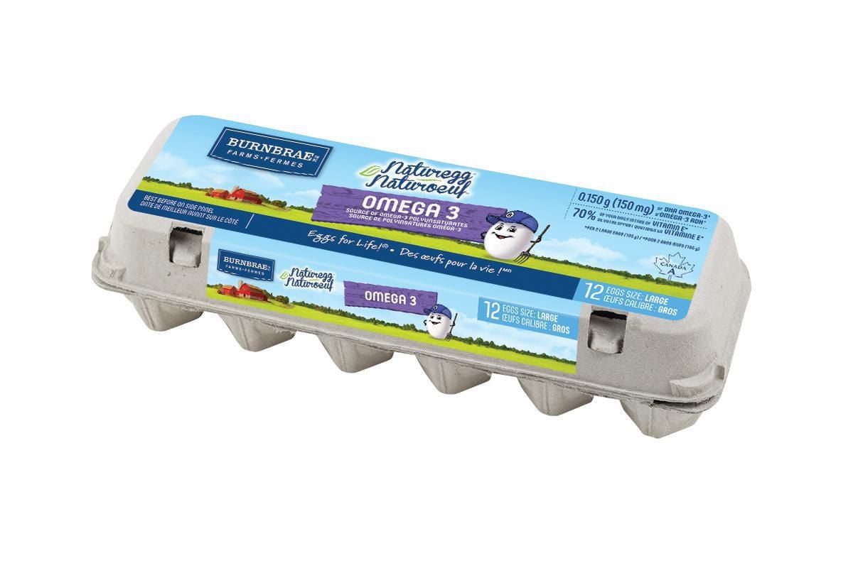 Naturegg Omega 3 Large Eggs, 12 eggs/carton