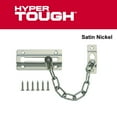 thumbnail image 3 of Hyper Tough New Steel Privacy Chain Door Guard,Satin Nickel Finish, 3 of 8