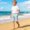 Sky Blue, variant on DxhmoneyHX Teen Girls Sweatpants Wide Leg Elastic Waist Drawstring Baggy Pants Comfy Summer Straight Athletic Trousers with Large Pockets Size 5-14 Years