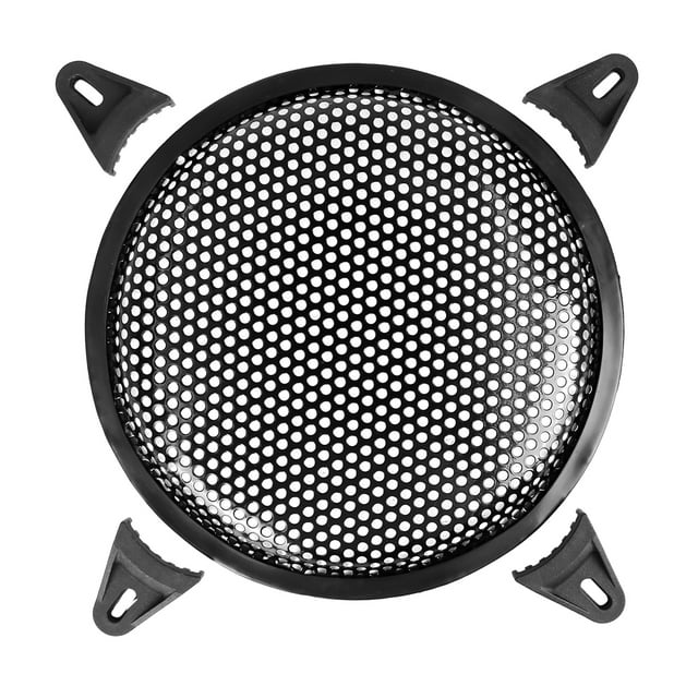 Cubierta Protectora Rejilla Gofre Negra Metal Subwoofer Altavoz Coche 8 Pulgadas