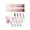 Veiled Beige, variant on Modelones 15ml 12 Pcs Gel Nail Polish Set in Same Color Same Bottle Nude Pink Milky Beige Skin Tone Neutral Brown Bloodless Gel Polishing Set Spring Soak Gel Polish Set Nail Art