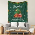 thumbnail image 4 of Personalized Christmas Blanket - Custom Blanket Throw with Name, Christmas Gifts, 4 of 6