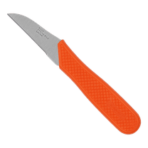 Zenport K122 Fruit and Tomato Food Processing Knife, 2 Inch Stainless Steel Blade, Orange