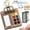 Walnut-8 Grids, variant on Tobio Watercolor Kit, 2025 New Tobio Mini Watercolor Set with A Picture Book & Wrist Towels, Mini Watercolors Paint Set for Beginners with 12/24 Color Paints (Acrylic-15 Grids)