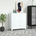 thumbnail image 1 of vidaXL Coffre de Rangement Industriel Acier Blanc, 1 of 5