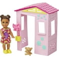 thumbnail image 3 of Barbie Accessories, Skipper Babysitters Inc Set with Small Doll, Pink Playhouse & Accessories, 3 of 5