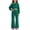 Army Green, variant on Girls Casual Outfit Sets, 2 Piece Long Sleeve Daily Spring Fall Kids Clothing Sets Size 5-6 Years Pink