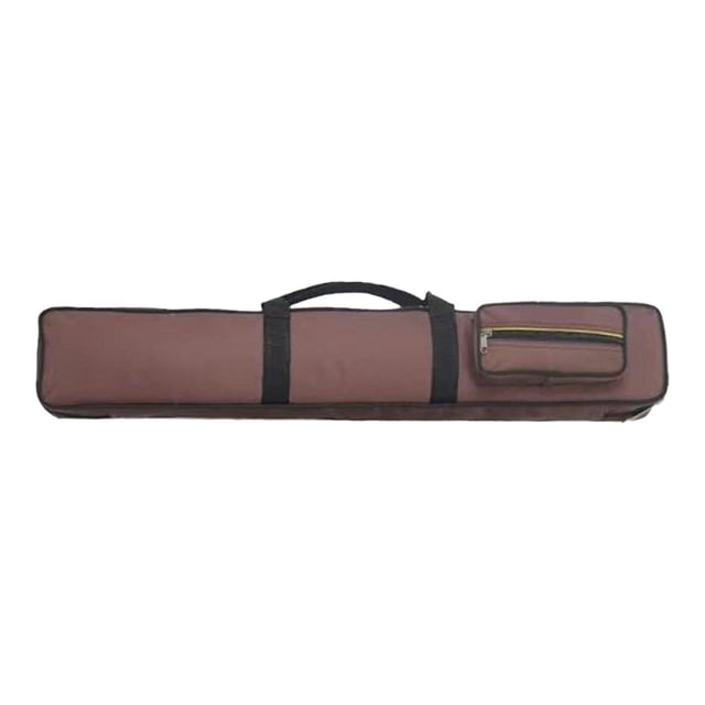 DYNWAVECA Billiard Pool Cue Carrying Case Pool Cue Bag Practical with Carry Strap Billiard Pool Cue Sticks Carrying Case Pool Cue Pouch brown