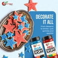 thumbnail image 2 of NY SPICE SHOP Red-White-Blue Sanding - 04 Ounce (Pack of 3) - Colored Sugar Crystals - Colored Sugars for Cookie Decorating - Colored Sanding Sugar, 2 of 7