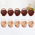 thumbnail image 4 of 10 Piezas Cestas Mini Cestas Tejidas con Asas Macetas Contenedores de ArtíCulos Organizador de Maquillaje para Accesorio de Foto Cestas PequeñAs, 4 of 8