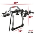 thumbnail image 2 of Yakima HalfBack 3 Bike Capacity Trunk Bike Strap Rack, Gray/Black, 2 of 11
