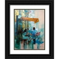 thumbnail image 1 of Zakrynycny, Viktor 12x14 Black Ornate Wood Framed with Double Matting Museum Art Print Titled - Blue Shaddows, 1 of 4