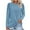 Light Blue, variant on Timegard Blouse for Women Puff Long Sleeve Round Neck Tops Fall Winter Casual Comfy Basic Tee Tops