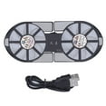 thumbnail image 2 of Laptop Cooling Pad with LED Light, 600-2700rpm Foldable Laptop Cooler for Laptops, Gaming Laptop Cooling Stand with RGB Lights and Two USB Ports, 2 of 7