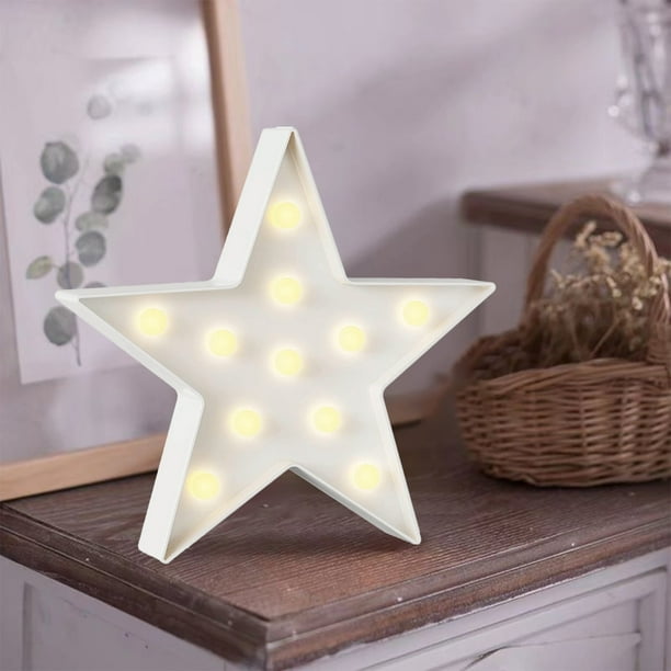 Decoraciones para el Día de los Caídos, luces de apoyo con pentagramas para el Día de la Independencia, lámparas de mesa ambientales, decoraciones para bodas y fiestas, lámparas de modelado para fiest