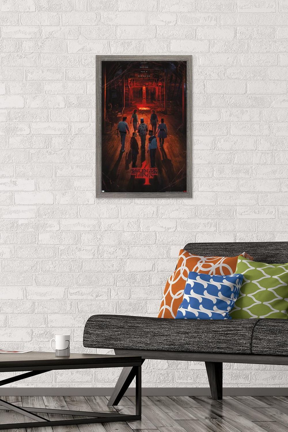 Netflix Stranger Things: Season 4 - Creel House Teaser One Sheet Wall Poster with Push Pins, 22.375" x 34"