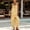 Yellow, variant on Women's Summer Striped Spaghetti Strap Jumpsuit – Loose Fit, Backless, Side Pocket, Casual & Trendy Long Romper Red,S