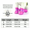thumbnail image 2 of GASTROPOD 2026 New 4Pcs Dog Puppy Shoes Silicone Waterproof Pet Rain Boots Anti-Slip Skidproof Elastic Protective Pet Shoes for Walking,Running,Outdoor,Travel, 2 of 4