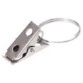 thumbnail image 1 of HEALEEP 20Pcs Drapery Curtain Rod Clip Rings Plated Silver Color Easy Glide Household, 1 of 6