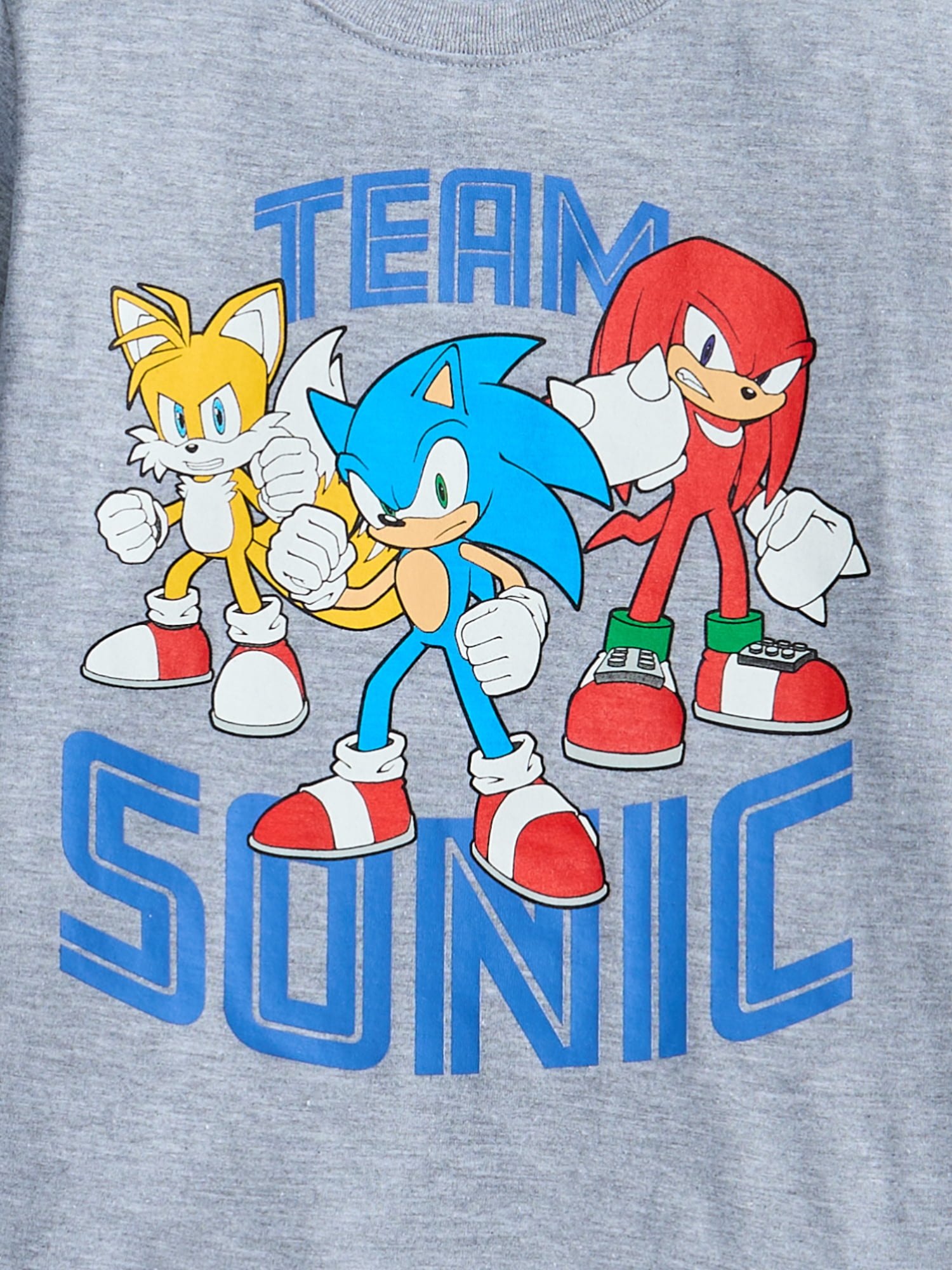 Sonic the Hedgehog Boys Crewneck Graphic Tee with Short Sleeves, 3-Pack, Sizes XS-2XL