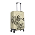thumbnail image 3 of Daiia Vintage Floral Luggage Cover, Thickened Washable Travel Luggage Covers, Elastic Unique Baggage Covers for 18-20 inch Luggage-X-Large, 3 of 9