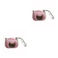 thumbnail image 1 of Greeniant Bolsa de transporte para mascotas de felpa, malla portátil, un solo hombro, lindo reemplazo térmico, bolsas de viaje, bolsa, Rosa 2piezas, 1 of 6