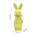 thumbnail image 3 of Adornos de Pascua, regalos de Pascua, adornos de conejito de Pascua con lentejuelas brillantes, decoración para el hogar, jardinería, escaparate, adorno de conejito de espuma, 3 of 6