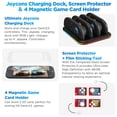 thumbnail image 4 of Pack de accesorios 15 en 1 para Nintendo Switch 2 con funda de transporte, carcasa protectora, 2 volantes, base de carga, protector de pantalla, 2 empuñaduras y funda de TPU, 4 of 7