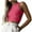 Hot Pink1, variant on Jalioing Womens Crop Tank Tops Cut-Out Back Crew Neck Sleeveless Athletic Tee Slim Ribbed Basic Sport Tops