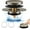 Brushed Nickel, variant on Bathtub Drain Stopper, Tub Stopper/Bathtub Plug for Tip Toe/Trip Lever/Lift&Turn Tub Drains, Bath Tub Drain Stoppers Designed for 1.5"-1.72" Drain Hole w/3 O-Rings,Chrome Plated