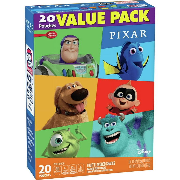 Betty Crocker Disney Pixar Naturally Flavored Fruit Snacks, Gluten