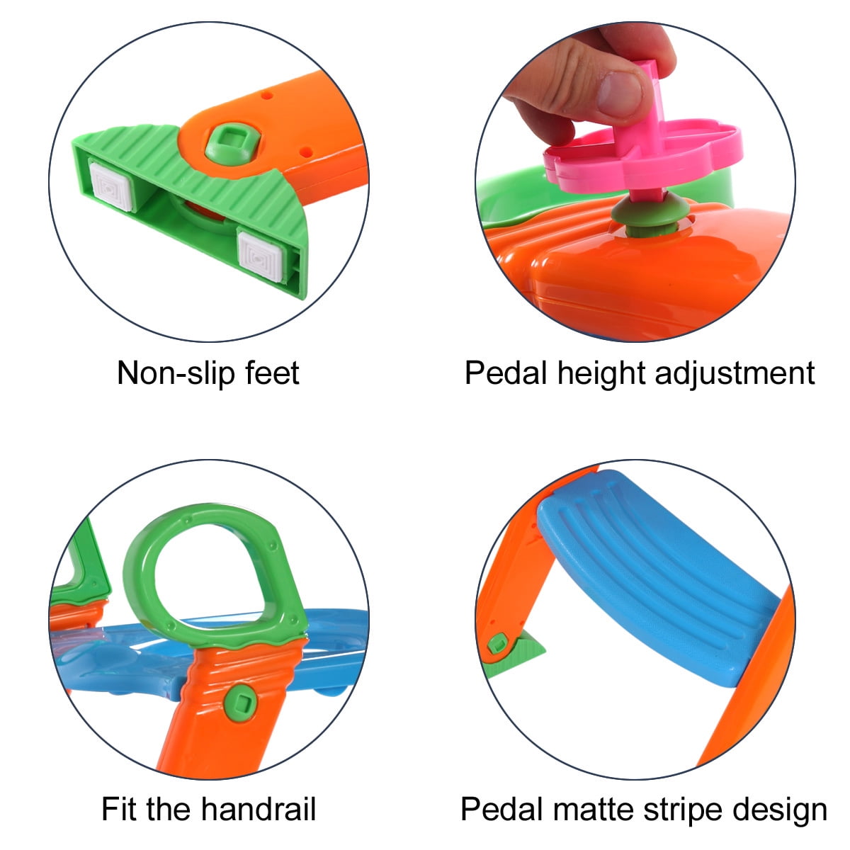 20"H Potty Training Toilet Seat Practical for Kids, Baby Toddler Toilet Seat with Adjustable Step 20"H Potty Training Toilet Seat Practical for Kids, Baby Toddler Toilet Seat with Adjustable Step