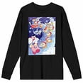 thumbnail image 2 of Kirby Pupupu Marching Men's Black Long Sleeve Tee-XXL, 2 of 3