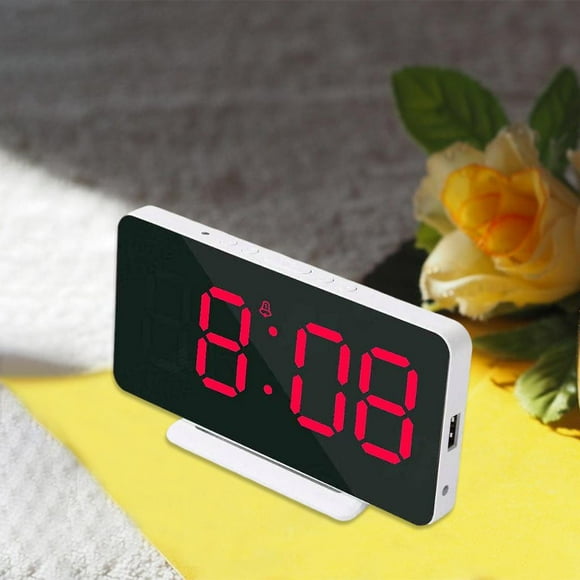 Reloj Despertador Digital LED Colck Rojo