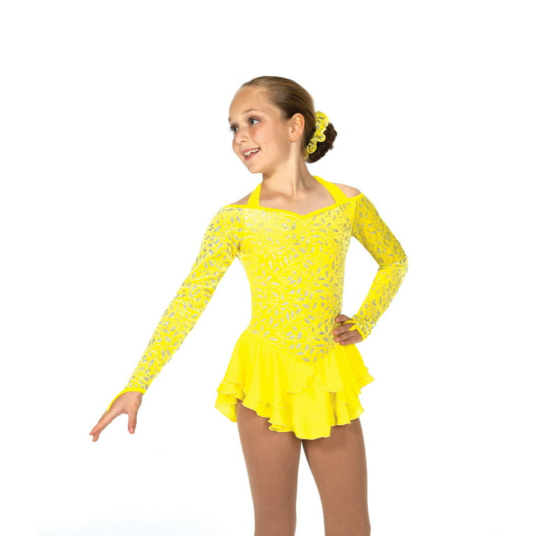 Jerry's Figure Skating Dress - 57 Diamond Daffodil 